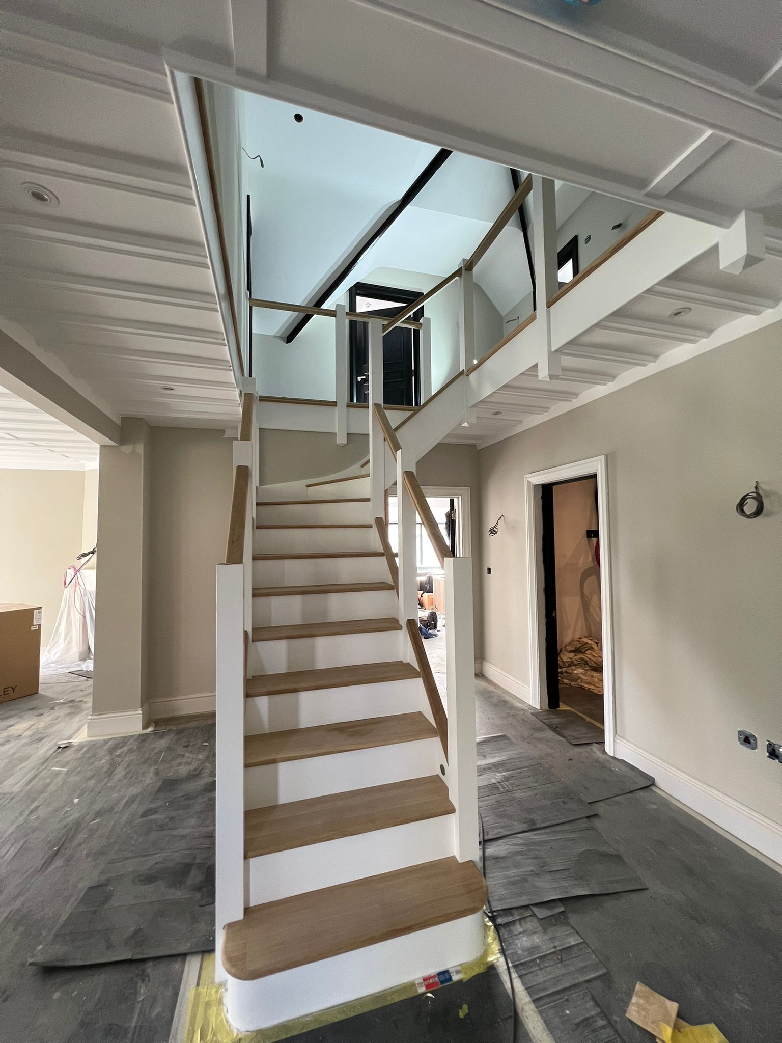 1. Bespoke staircase installation by Rivelle Group West Sussex